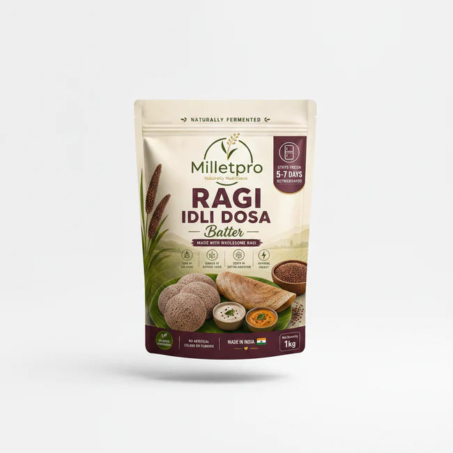 MilletPro Bestseller Combo Sprouted Ragi Flour (400g) + Sprouted Jowar Flour (400g)
